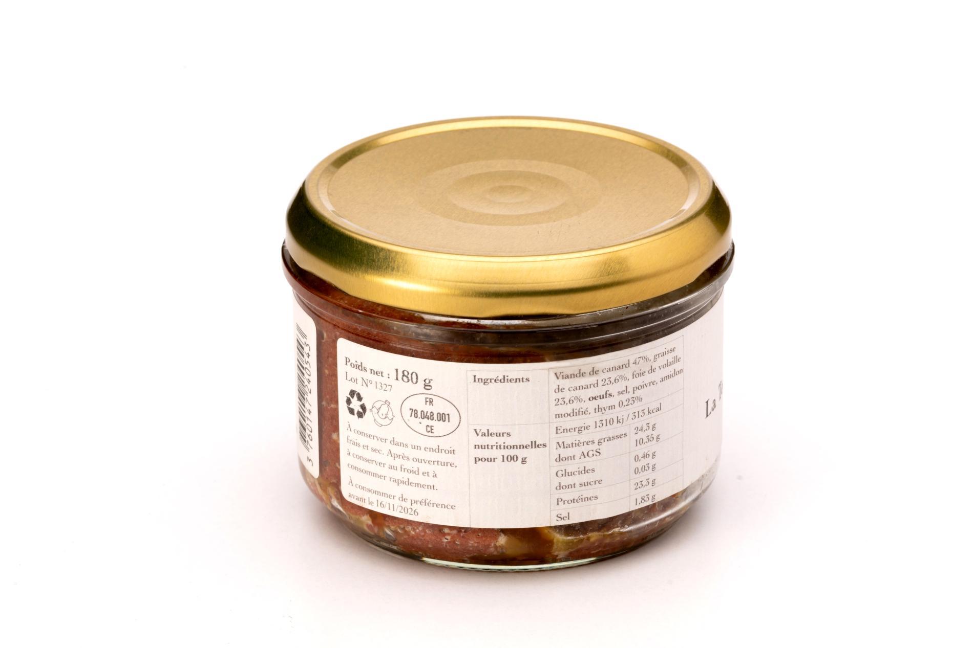 La Terrine de Canard au Thym - 180g