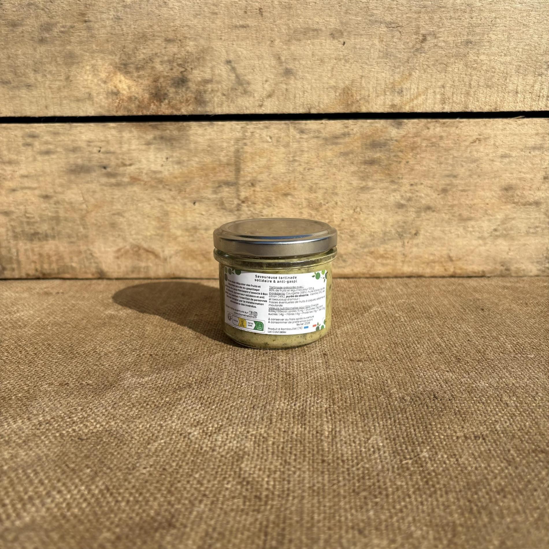 La tartinade courgette menthe