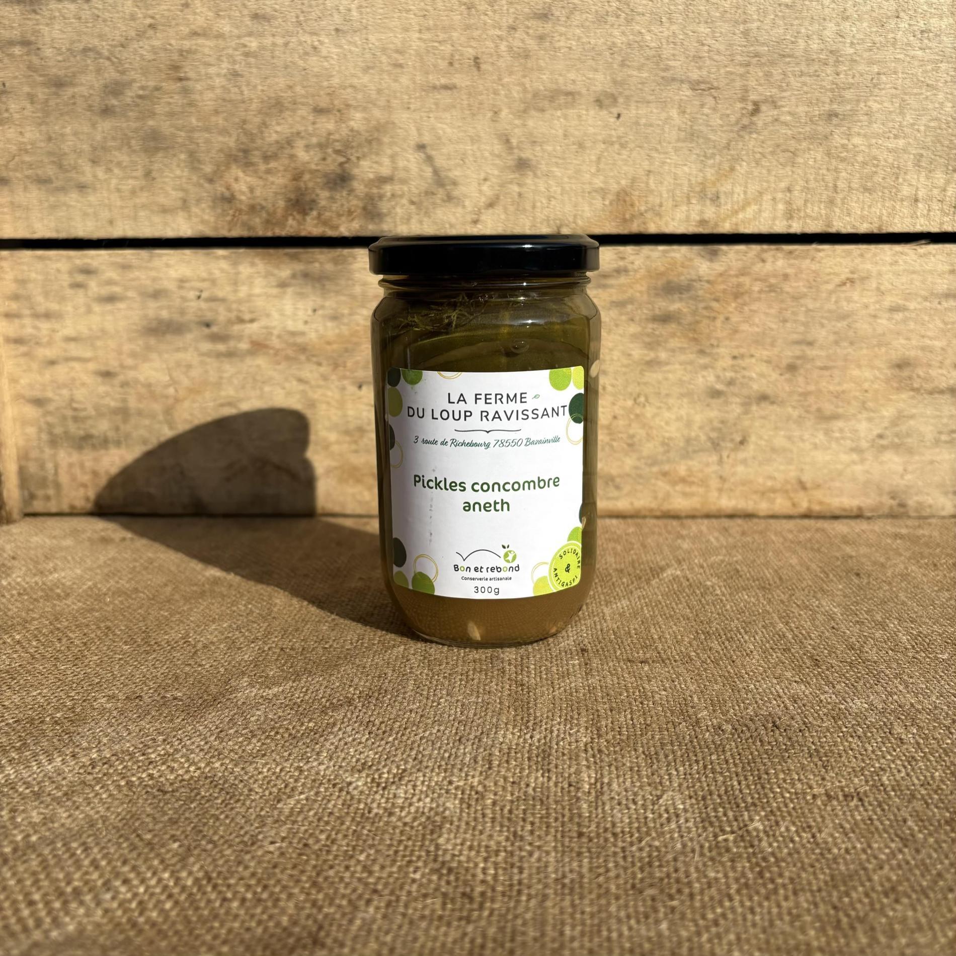 Les pickles de concombre