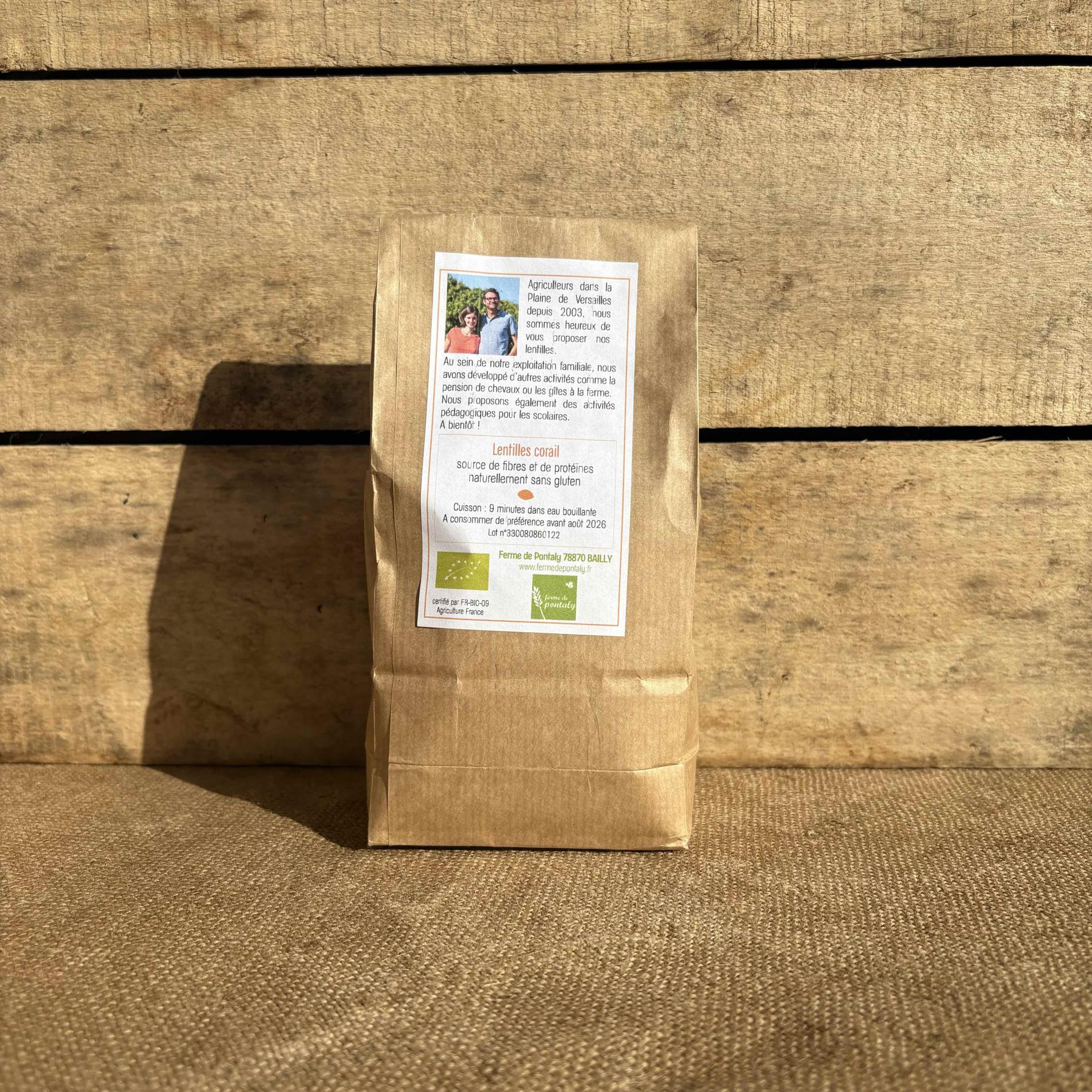 Les lentilles corail