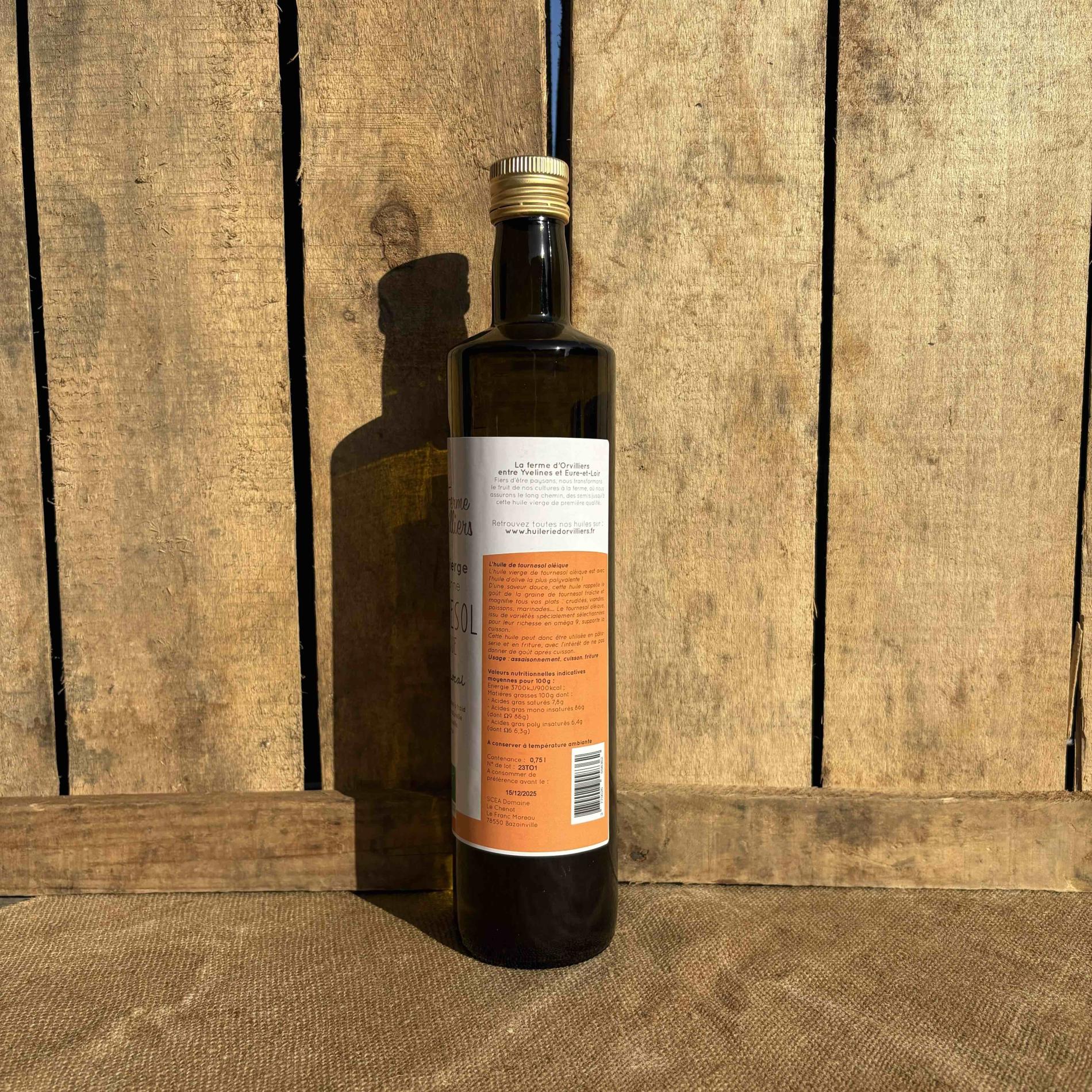 L'huile de tournesol - 50 cl