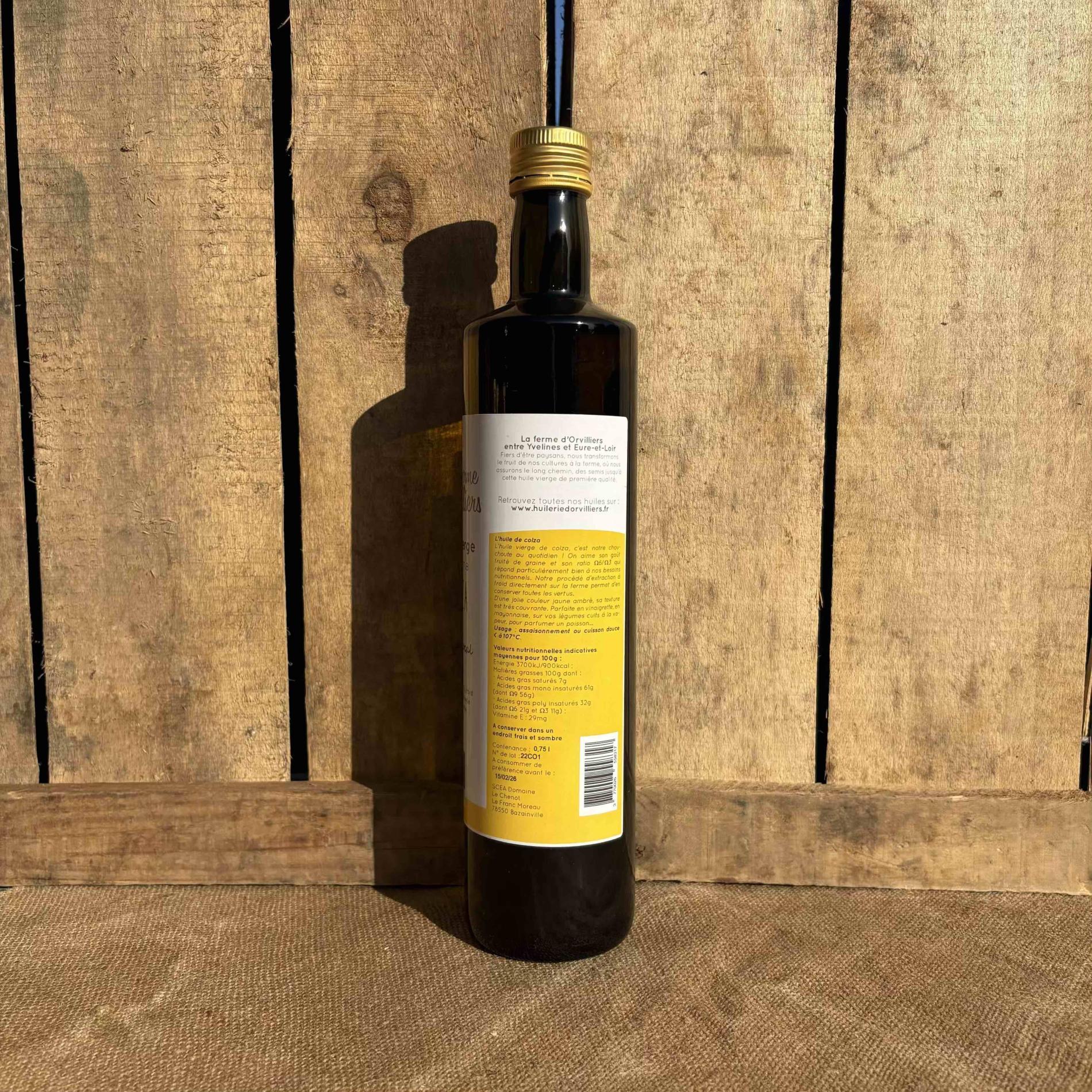 L'huile de colza - 50cl