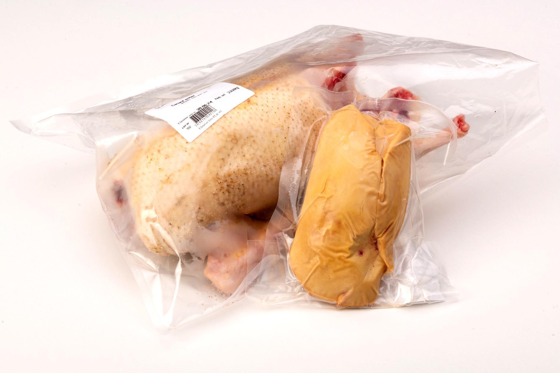 Le canard entier avec foie